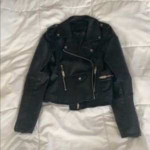 Faux Leather Jacket